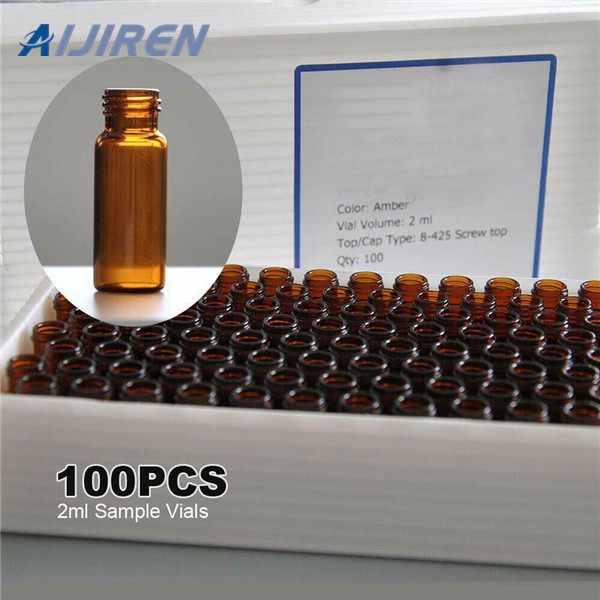 Amber Autosampler Vial Cap With Septa For Analysis